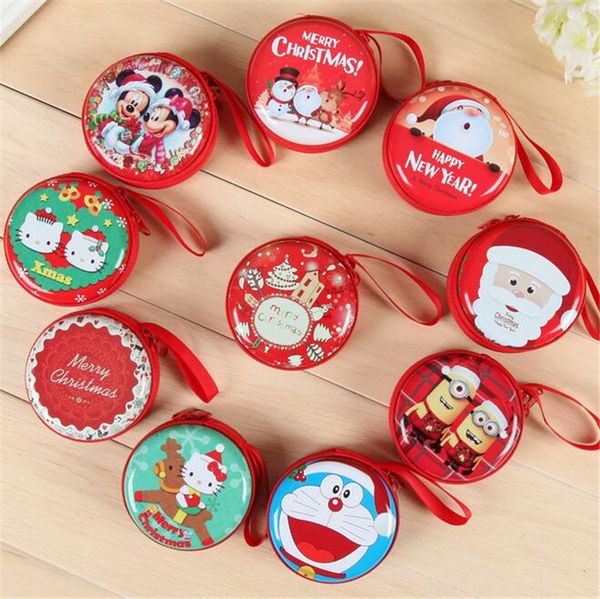 

christmas bag coin purse earphone box cute wedding gift package coin purses christmas gift wallet for women and kids