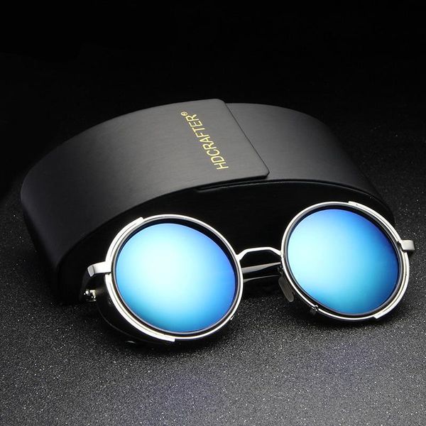 

new brand designer sunglasses for men women with metal frame brands luxury sun glasses driving round polarized mirror rays uv 400 sunglass, White;black