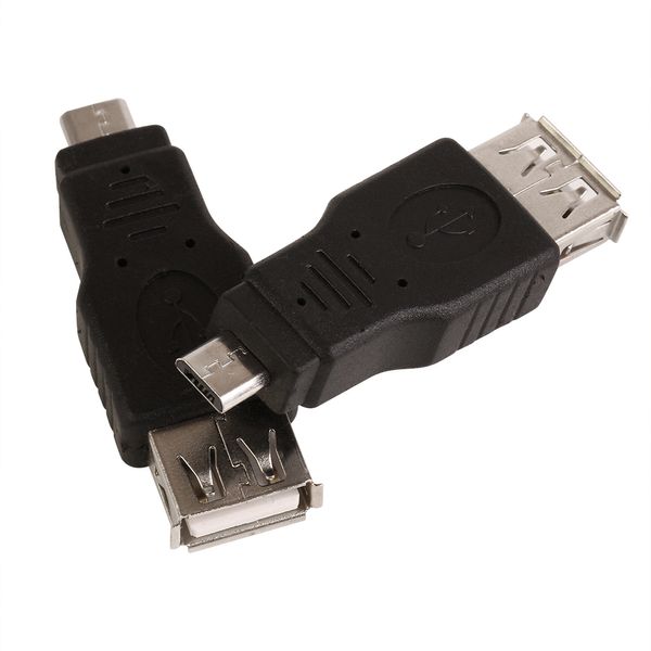 Großhandel 50 teile/los USB 2,0 A Buchse Auf Micro USB B 5 Pin Stecker F M Konverter Kabel Adapter