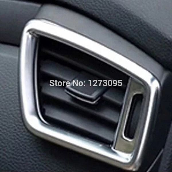 ABS Chrom Klimaanlage AC Vent Outlet Abdeckung Trim Für 2015 2016 Nissan Qashqai J11 Auto Styling Zubehör