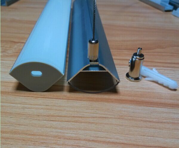 

selling aluminium profile led strip light clear & milky diffuser