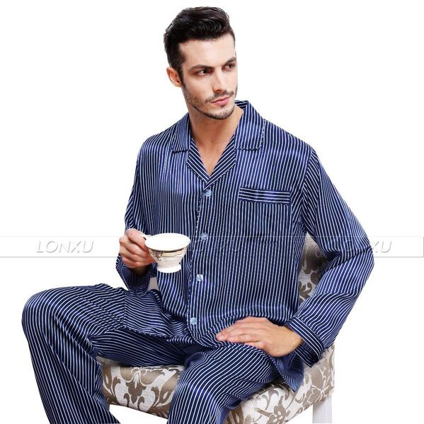 

wholesale-mens silk satin pajamas set pajama pyjamas pjs sleepwear set loungewear u.s,s,,l,xl,xxl,3xl plus_3 colors, Black;brown