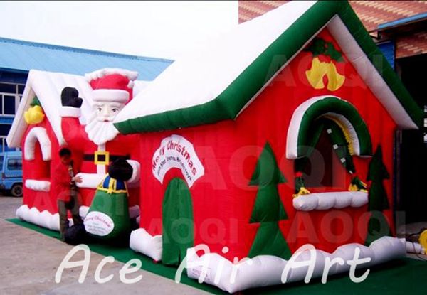 

christmas decoration commercial inflatable xmas santa's grotto