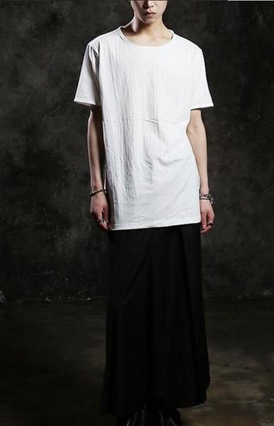 

мужская лето новый супер личность стилист кюлоты легкий досуг широконогие брюки преувеличение этап / 27-40, Black