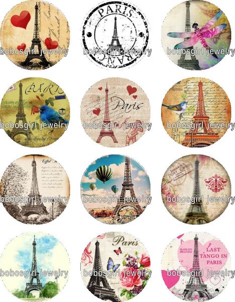 

paris glass snap button jewelry charm popper for snap jewelry good quality 12pcs / lot gl318 jewelry making, Crystal