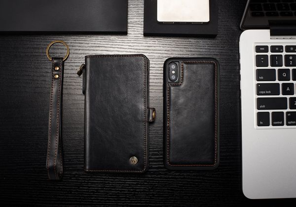 

Роскошные кожаные чехлы для IPhone 11 Pro X XS Max 8 8Plus 6s 7 Plus Samsung GalaxyS10 S9 Note 10 9 8 бумажник моб