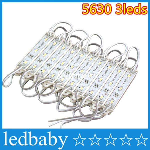 

лучший pric 5630 3 светодиодный модуль освещения для знака dc12v водонепроницаемый superbright smd светодиодные модули холодный белый / тепл