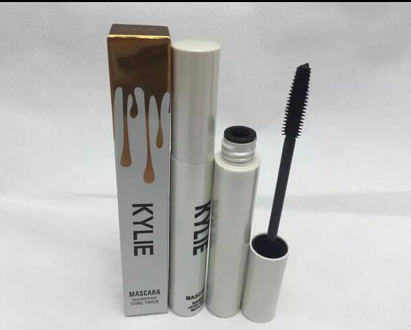 

Free Shipping New Makeup Eyes Kylie Mascara Kylie Curl Thick Waterproof Mascara Black!10g(12pcs/lot)