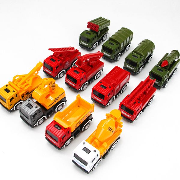 

alloy car model toy, rocket car, fire fighting truck, machineshop truck, oil tank car, for kid' birthday' gifts, collecting, home
