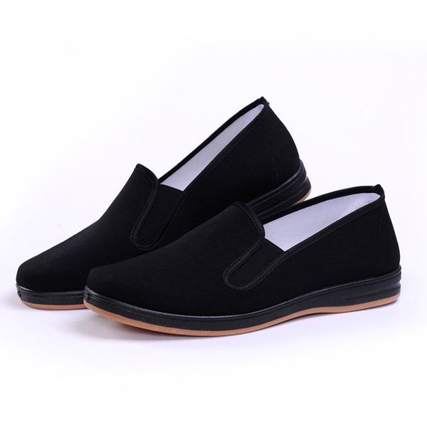 

wholesale- plus size 35-45 fashion women shoes old beijing flats casual shoes style cloth shoes woman, Black