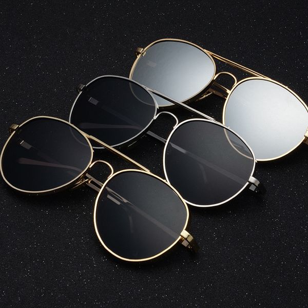 

sunglasses v-shaped selling price high south thick quality2016 korean new shipping men sunglasses tide glasses metal-rim xuqd, White;black