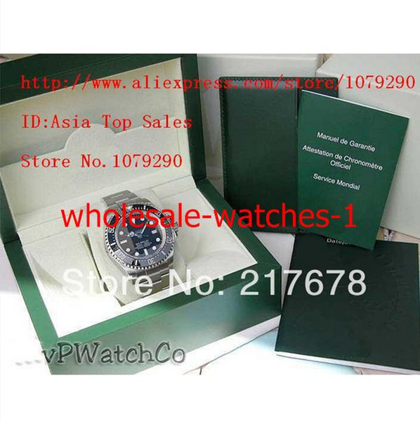 

With original box apphire ceramic black dial ea 116660 44mm automatic men men 039 watch watche tainle teel