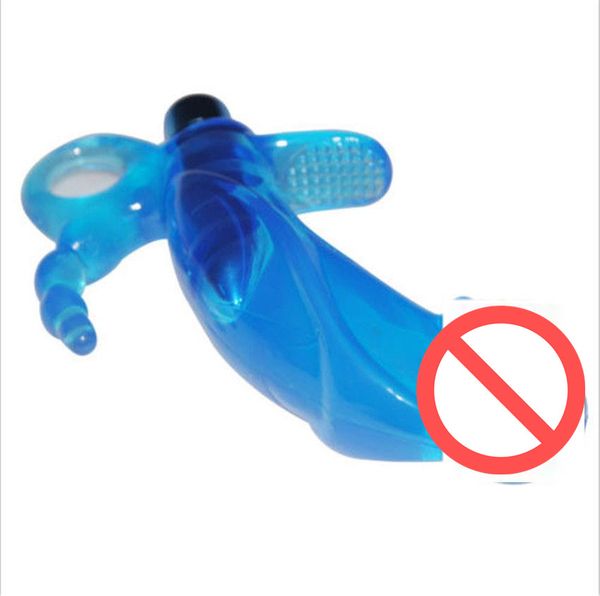 Vibratoren Wasserdichte weibliche Klitoris Vaginal Anal G-Punkt Vibe Vibrator Dildo Sexspielzeug # R410