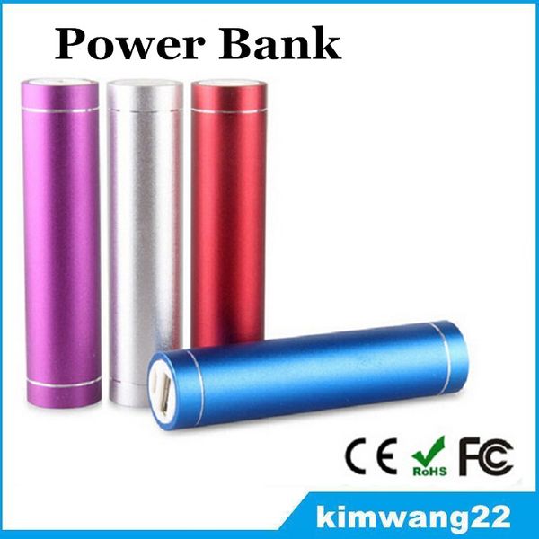 

colorful metal power bank portable 2600mah square powerbank external emergency backup battery charger for mobile phones samsung s7 iphone 6s