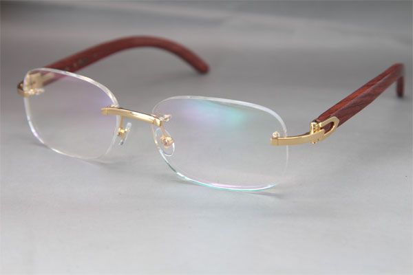 

rimless gold wood 8200757 eyeglasses glasses frames women decor wood frame silver gold metal frame eyewear c decoration gold frame glass
