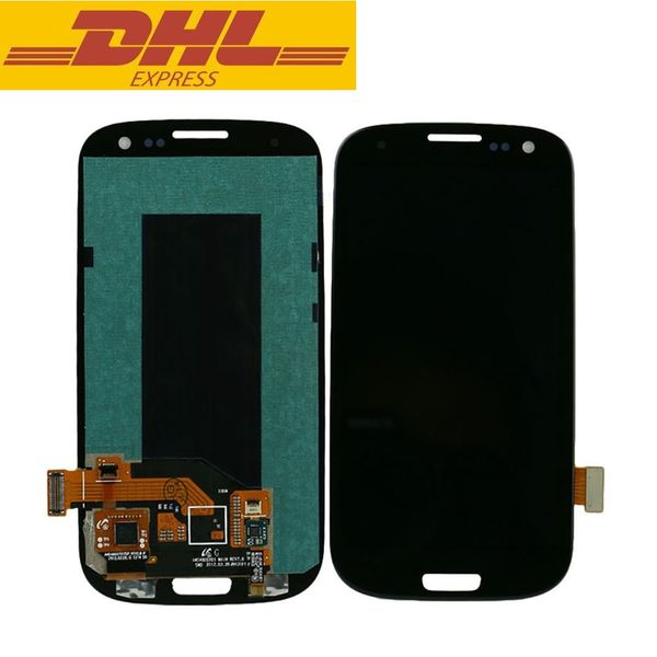 

оригинал для samsung galaxy s3 i9300 жк-дисплей с сенсорным экраном с дигитайзером полная сборка для siii i747 i535 t999 dhl бесплатная дост