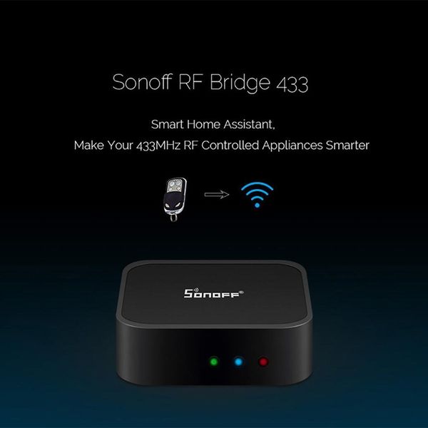 

sonoff rf bridge wifi 433 мгц замена умный дом автоматизация универсальный переключатель интеллектуальный domotica wi-fi rf пульт дистанцион