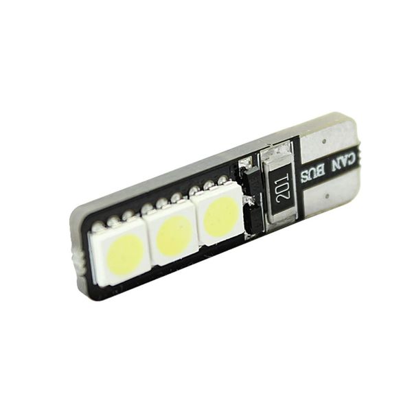 

Canbus ошибка бесплатно T10 194 168 W5W 5050 LED 6 SMD Белый боковой Клин лампочки