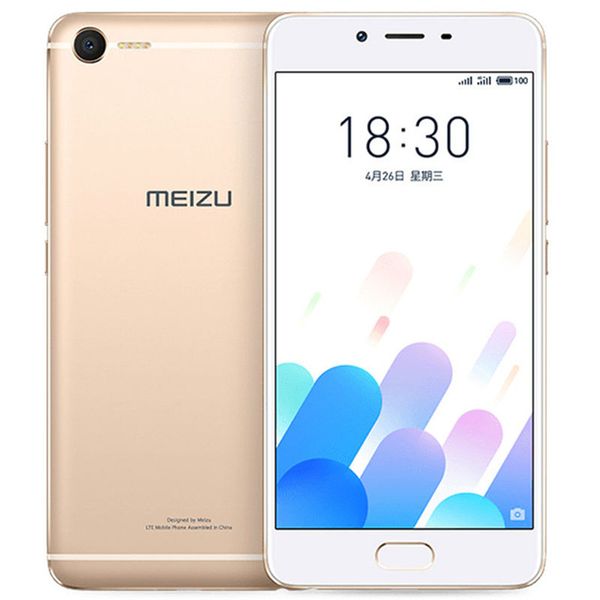 Original de telefone celular Meizu E2 4G LTE Helio P20 Octa Núcleo 4GB RAM 64GB ROM Android 5.5 polegadas FHD 13MP mTouch Fingerprint ID Smart Mobile Telefone