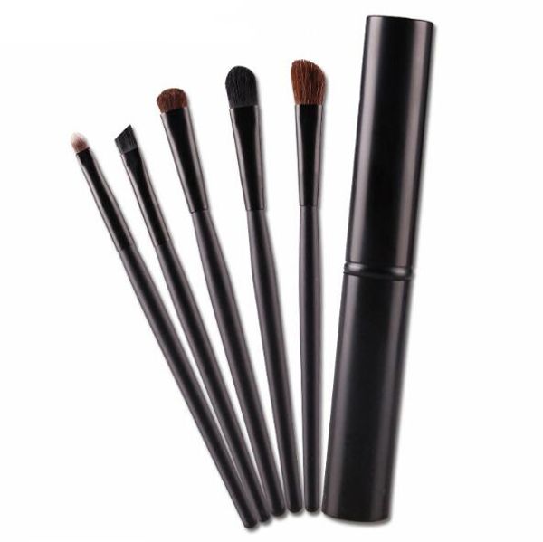 

professional makeup tools travel makeup brushes 5 pcs with cylindrical box make up tools beauty brand 1set=5pcs gift drop shipping