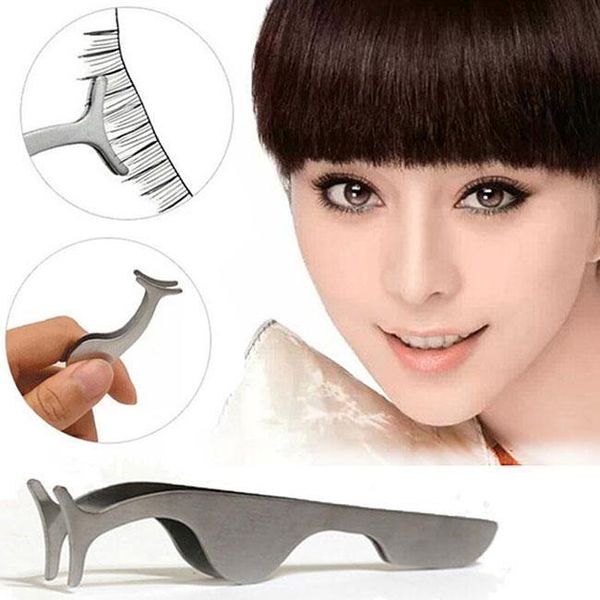 Hot New Bigodino per ciglia Ciglia finte Extension Applicatore Remover Clip Pinzetta Nipper Tool S # R571