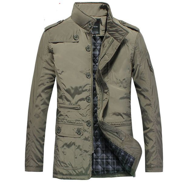 

m-5xl winter jacket men coat warm slim fit fashion jaqueta masculina trench coat casual jacket men warm 2017 new, Black;brown