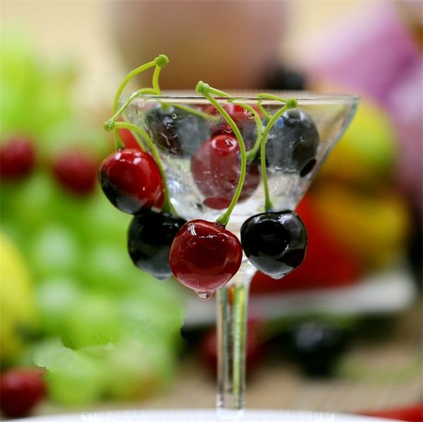 

arrival artificial fruits simulation cherry cherries fake fruit and vegetables home decoration shoot props 4138