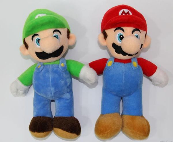 

super mario bros stand luigi mario plush soft stuffed doll toy for kids gift 10inch 25cm