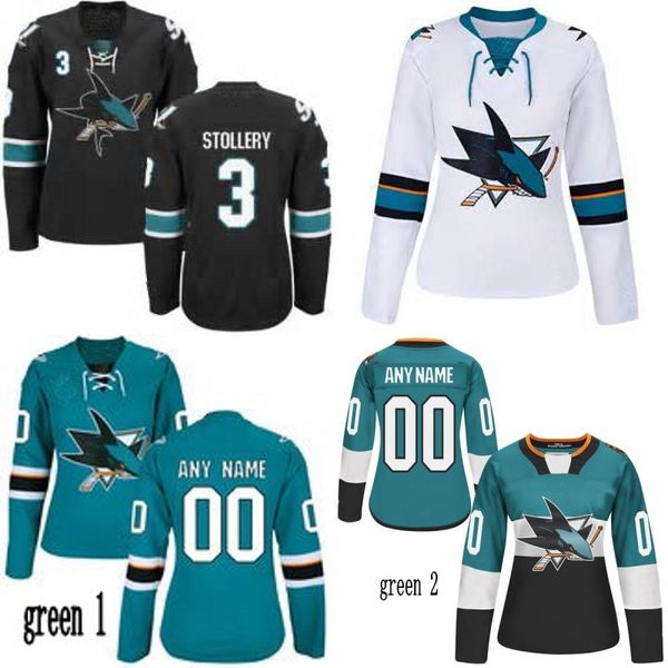 

Lady San Jose Sharks Jersey 8 Joe Pavelski 19 Joe Thornton 31 Martin Jones 39 Logan Couture 88 Brent Burns Hockey Jerseys