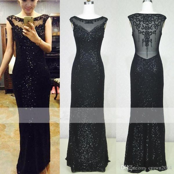 

урожай черных вышитых блесток оболочка пром платье scoop backless вечер знаменитость red carpet ральф и руссо реальные платья примеров, Black;red