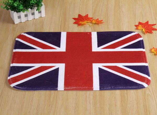 2019 British Union Jack Bath Mats 100 Polyester Coral Fleece