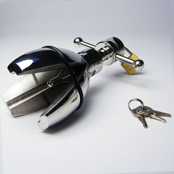 

us new chastity bondage stainless male stretching lock #r172 mens device steel