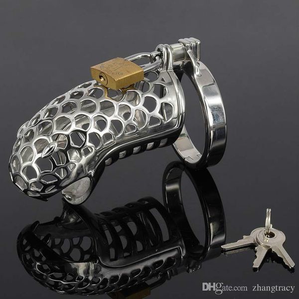 

new male chastity device designs new -steel chastity belt for men new chastity devices snake design cock cage with removable spike ring