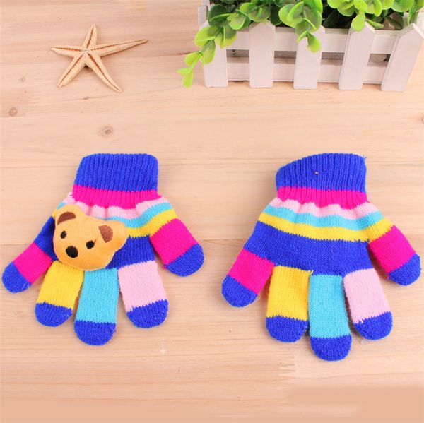 

winter gloves for kids winter gloves mittens children mitten girl boy kid stretchy knitted glove multicolors cotton knitted gloves, White