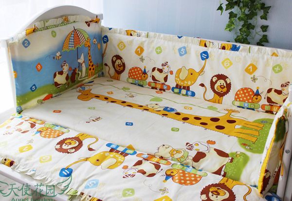 Promotion Crib Bumper For Baby Cot Sets Baby Bedding Set Curtain