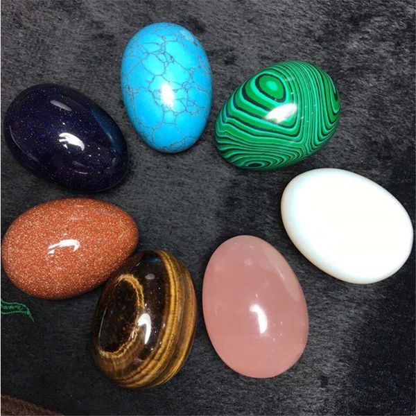 Himabm Large Various Undrilled Jade Egg For Kegel Exercise Chakra