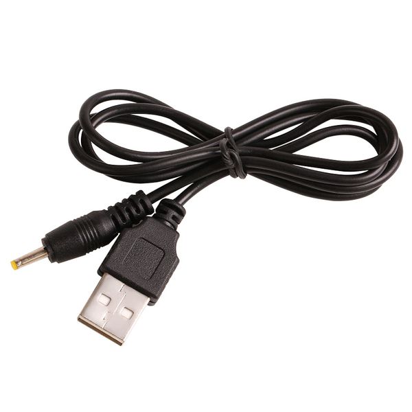 500 unids/lote cable de carga USB a CC 2,5mm a enchufe usb/cable de alimentación jack