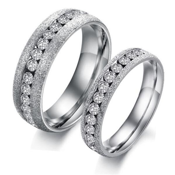 jewelry lovers wedding ring gift romantic stainless steel woman man finger rings cubic zirconia for - Woman Wedding Ring jewelry lovers wedding ring gift romantic stainless steel woman man finger rings cubic zirconia for - Woman Wedding Ring