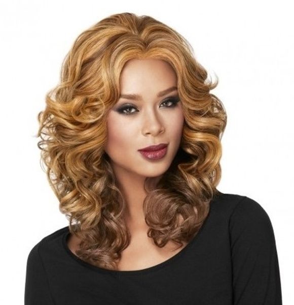 Women Long Wavy Hair Wig New Hairstyle Spiky Fluffy Costume Party