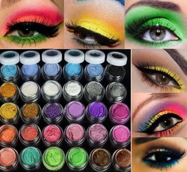

wholesale - 30colors eye shadow powder pigment colorful mineral eyeshadow makeup and price ing
