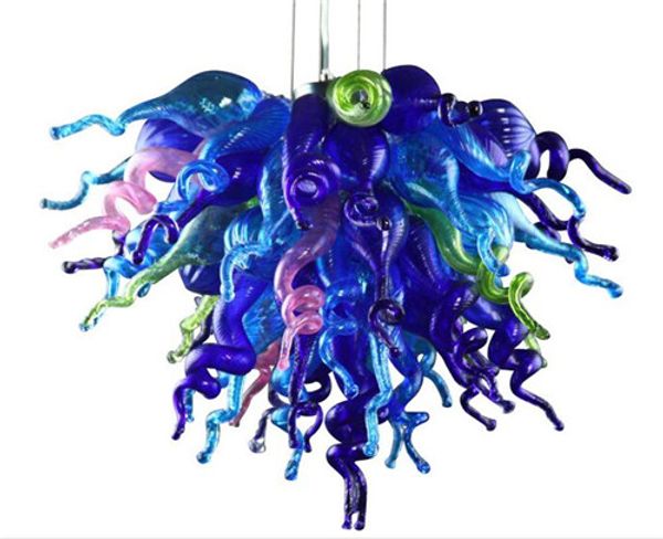 

ac110v-240v modern art glass crystal chandelier ce/ul certificate murano blown glass pendant lamps for wedding decoration