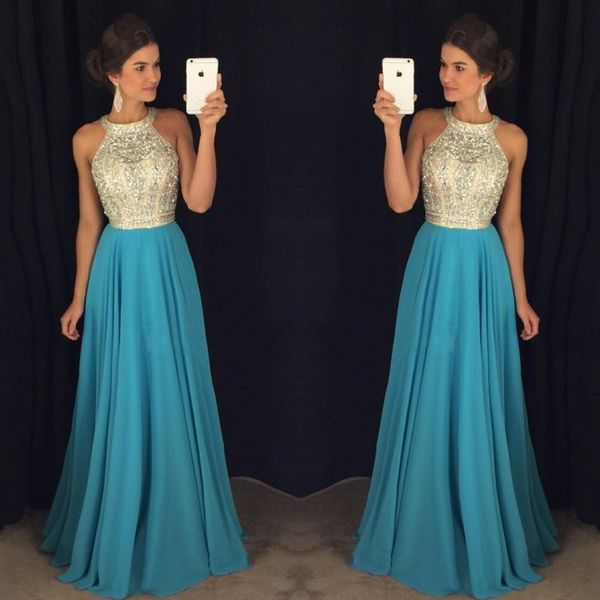 

2021 gold evening dresses beaded light sky blue prom dresses formal gowns, Black;red
