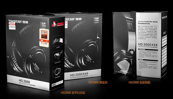 

2016 news takstar hd2000 3.5mm monitor headphones head-mounted dj heavy bass earplugs headphones ing