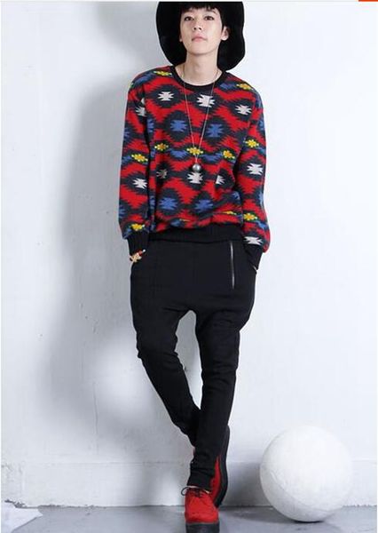 

men in the spring and autumn fashion the new trend of cultivate one's morality harlan bootcut straight breeches / custom, Black