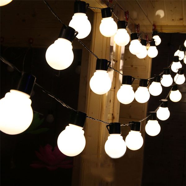 Novelty Outdoor Lighting 5cm Big Size Led Ball String Lamps Black Novelty Outdoor Lighting 5cm Big Size Led Ball String Lamps Black Wire Lights Fairy Wedding