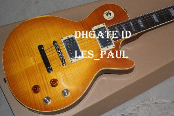 

custom shop collectors choice #2 gary moore aged 1959 rare electric guitar unburst butterscotch oem china guitar factory outlets