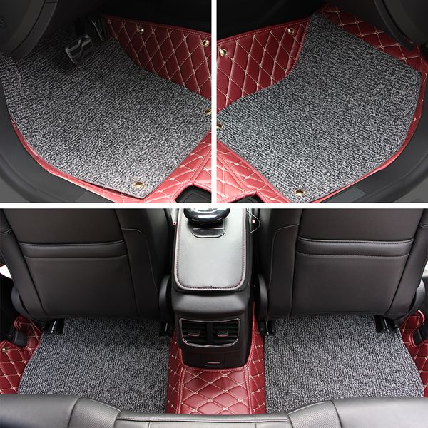 2019 Car Floor Mats Car Special Floor Mat Black Beige Wine Red