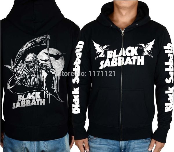 

Оптовая продажа-BLACK SABBATH LINE UP MUSIC HOODIE Band World Tour heavy metal классический металл черный 100%