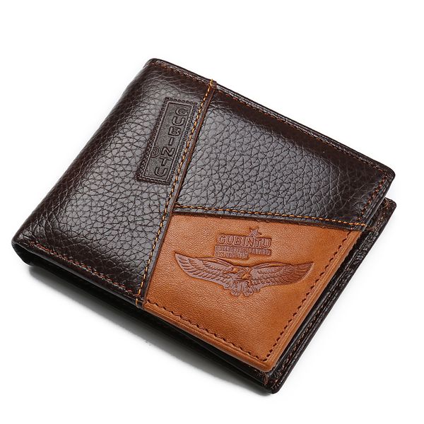 

Hot Sales New Fashion Classic Vintage Men's Leather Wallets High Quality Design Pocket Zipper Bank Card Holders Men's Wallets