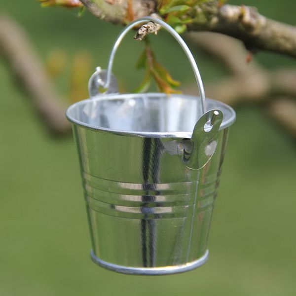 Mini White Pail Mint Tin Wedding Favors Diy Beach Wedding Gift